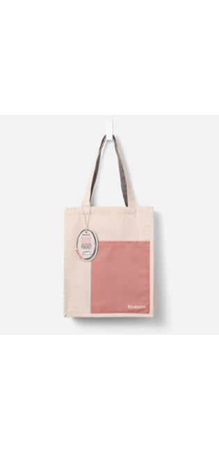 Bookaroo Tote Bags Blush + Charcoal