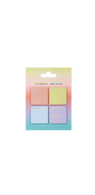 Colour me Sticky Note paper printed