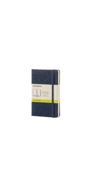 Moleskine Pocket Plain Hardcover Notebook Sapphire Blue