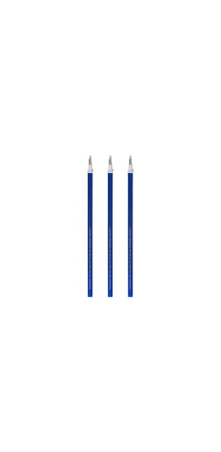Erasable Gel Pen Refill Set of 3: Blue