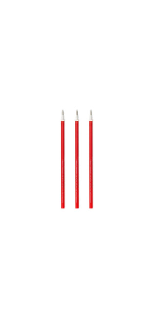 Erasable Gel Pen Refill Set of 3: Red
