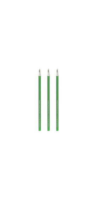 Erasable Gel Pen Refill Set of 3: Green