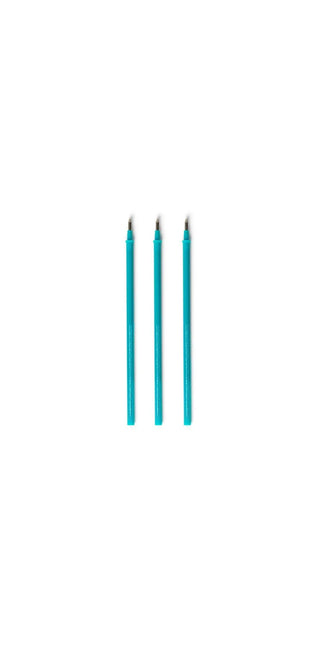 Erasable Gel Pen Refill Set of 3: Turquoise