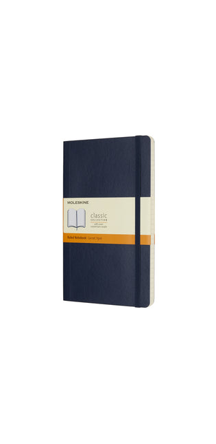 Moleskine Soft Sapphire Blue Large Ruled