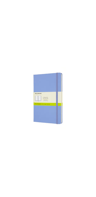 Moleskine Large Plain Hardcover Notebook Hydrangea Blue