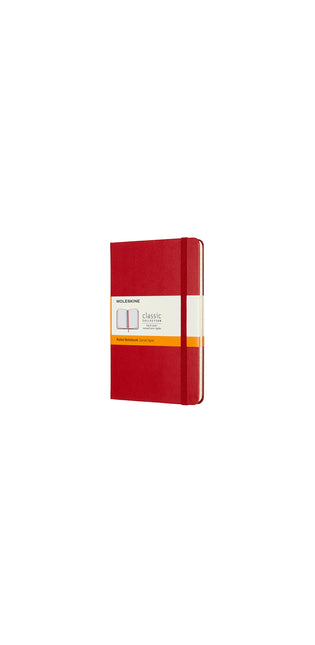 Moleskine Medium Ruled Hardcover Notebook Scarlet Red