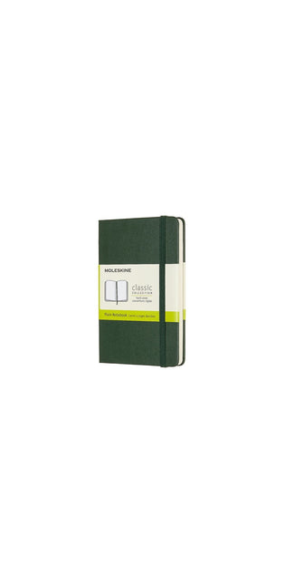 Moleskine Pocket Plain Hardcover Notebook Myrtle Green