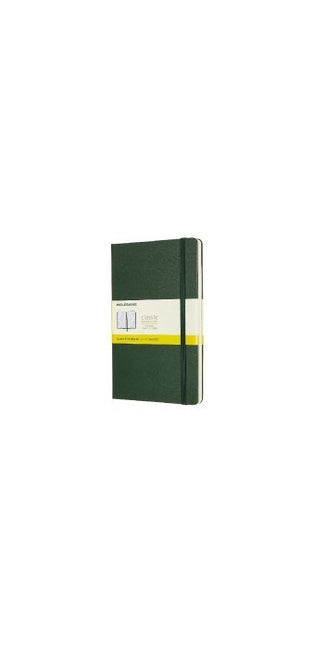 Moleskine Large Squared Hardcover Notebook Myrtle Green