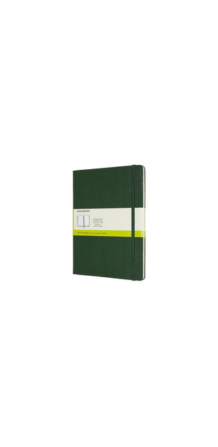 Moleskine XLarge Plain Hardcover Notebook Myrtle Green