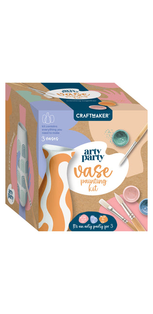 Craft Maker Arty Party Vase Painting Kit