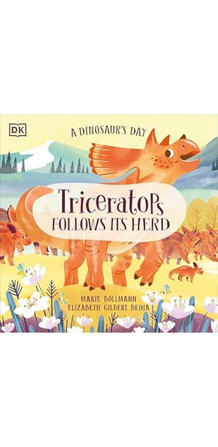 Dinosaur's Day: Triceratops Follows Its Herd