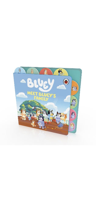 Bluey: Meet Bluey's Family: Tabbed Board Book