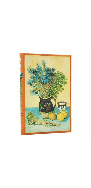 Van Gogh’s Still Life Mini Lined Hardcover Journal (Elastic Band Closure)