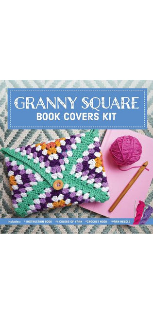 Granny Square Book Covers Kit