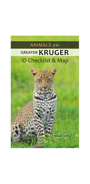 Animals of the Greater Kruger - ID Checklist & Map
