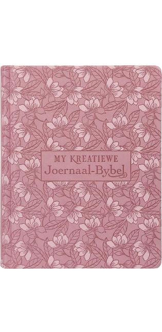 NLV Pienk Hardeband Kunsleer My Kreatiewe Joernaal-Bybel