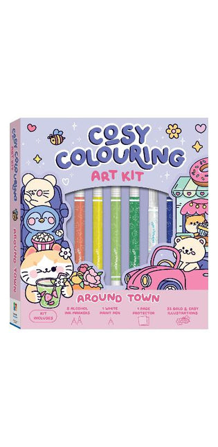 Art Maker Cosy Colouring Around Town Kit