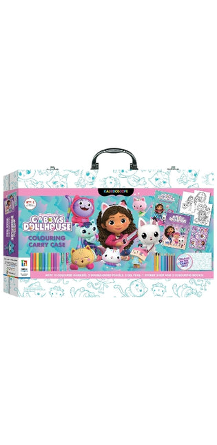 Kaleidoscope Gabby's Dollhouse Colouring Carry Case