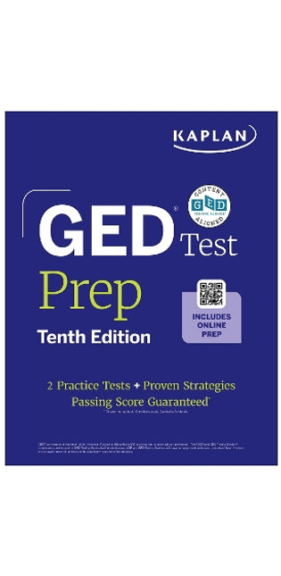 GED Test Prep, Tenth Edition (2026): Includes a Diagnostic Pretest, 2 Full Length Practice Tests, 1000+ Practice Questions, and 40+ Online Videos