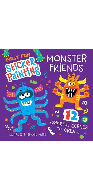 First Fun Sticker Painting: Monster Friends