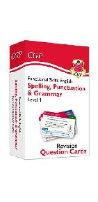 Functional Skills English Revision Question Cards: Spelling, Punctuation & Grammar - Level 1