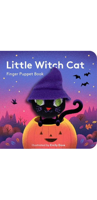 Little Witch Cat: Finger Puppet Book