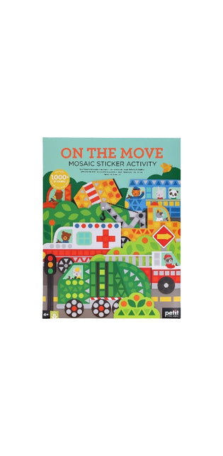 Mosaic Sticker Activity: On the Move