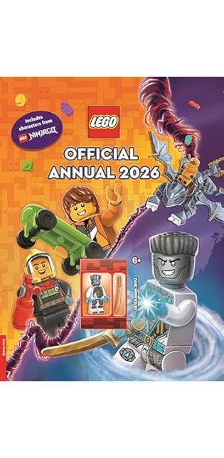Lego® Book: Official Annual 2026 With Zane Lego Ninjago® Minifigure
