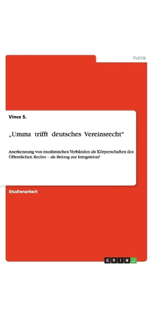 "Umma trifft deutsches Vereinsrecht
