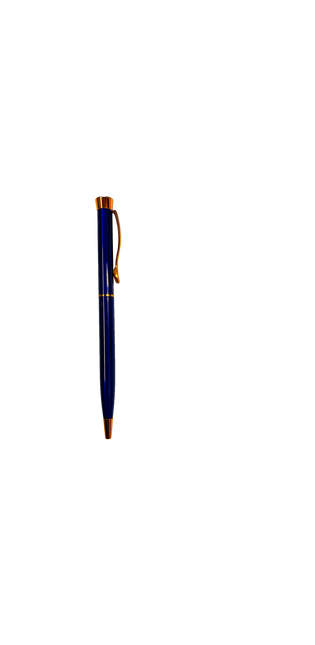 Fancy Twist Navy & Rose Gold Pen