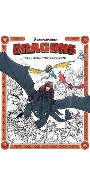 DreamWorks Dragons: The Official Coloring Book