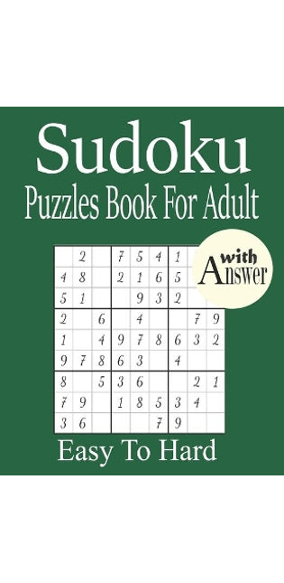 Sudoku Puzzles Book for Adult