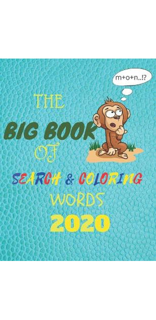 big book of search and coloring words 2020