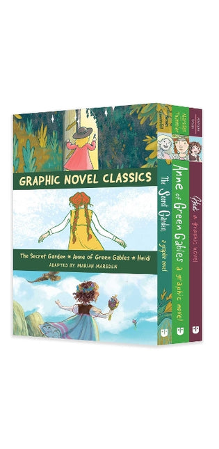 Graphic Novel Classics: The Secret Garden, Anne of Green Gables, and Heidi