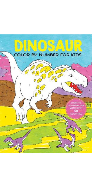 Dinosaur Color by Number for Kids