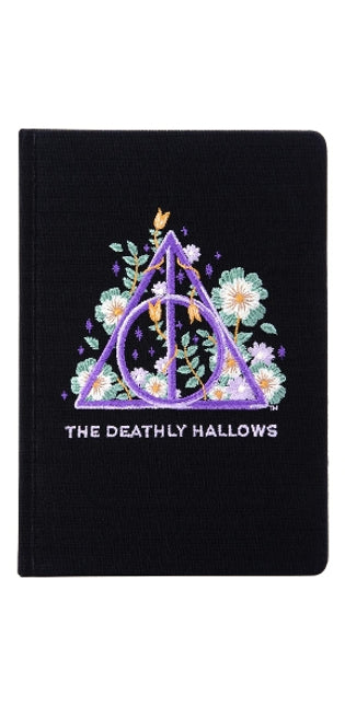 Harry Potter: Deathly Hallows Embroidered Journal