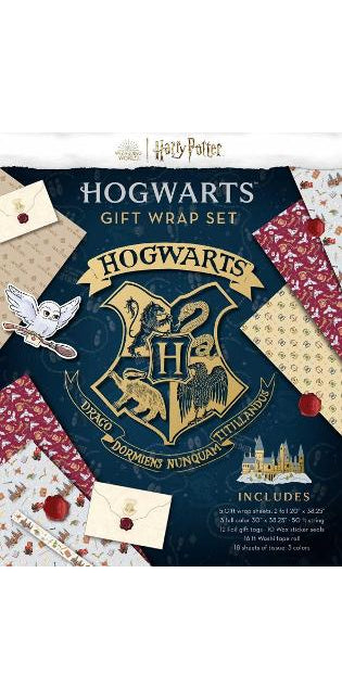 Harry Potter: Hogwarts Gift Wrap Stationery Set
