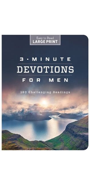 3-Minute Devotions for Men Large Print
