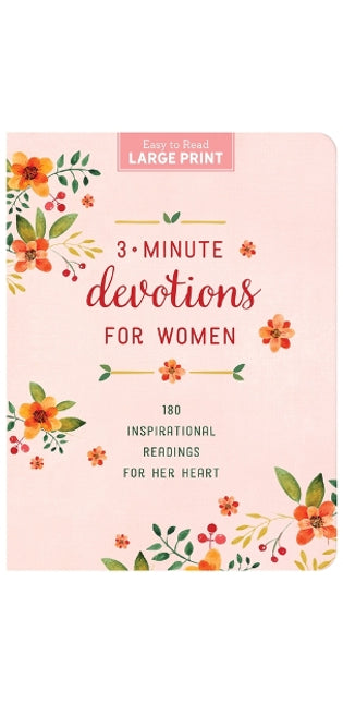 3-Minute Devotions for Women Large Print