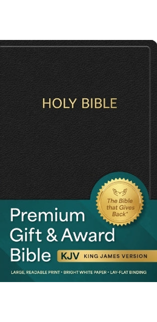 KJV Holy Bible: Premium Gift and Award Bible, Black Imitation Leather