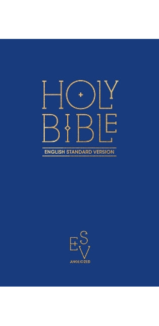 Holy Bible: English Standard Version (ESV) Anglicised Pew Bible (Blue Colour)