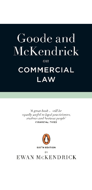 Goode and McKendrick on Commercial Law