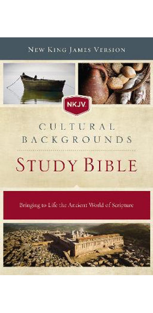 NKJV, Cultural Backgrounds Study Bible, Hardcover, Red Letter