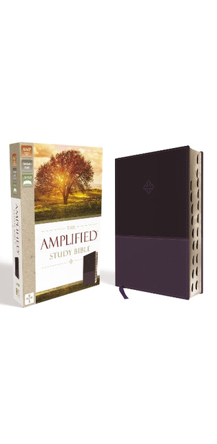 Amplified Study Bible, Leathersoft, Purple, Thumb Indexed