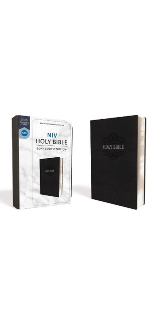 NIV, Holy Bible, Soft Touch Edition, Leathersoft, Black, Comfort Print