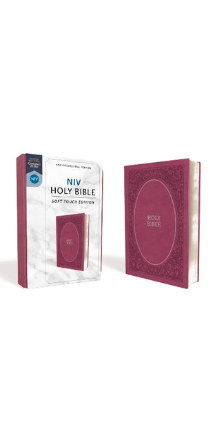 NIV, Holy Bible, Soft Touch Edition, Leathersoft, Pink, Comfort Print