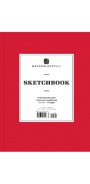 Large Sketchbook (Ruby Red)