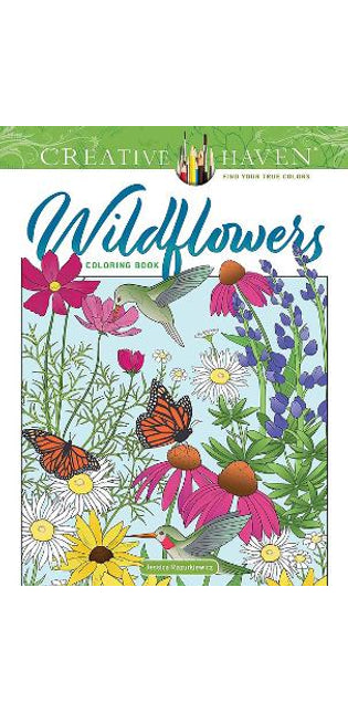 Creative Haven Wildflowers Coloring Book