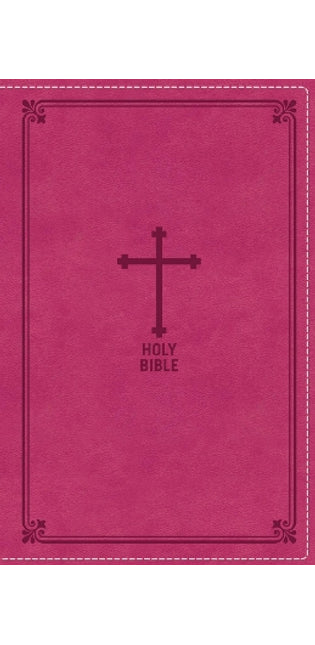 NKJV, Deluxe Gift Bible, Leathersoft, Pink, Red Letter, Comfort Print