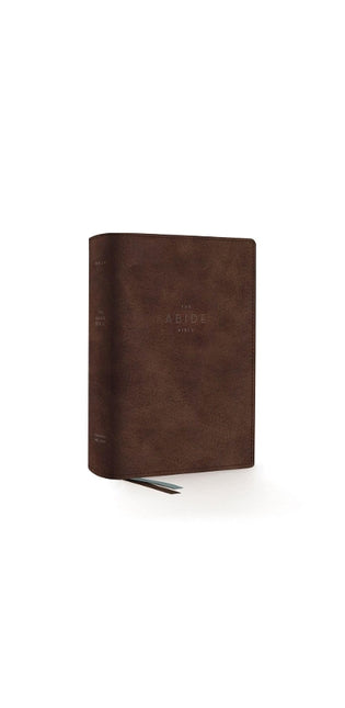 NKJV, Abide Bible, Leathersoft, Brown, Red Letter, Comfort Print